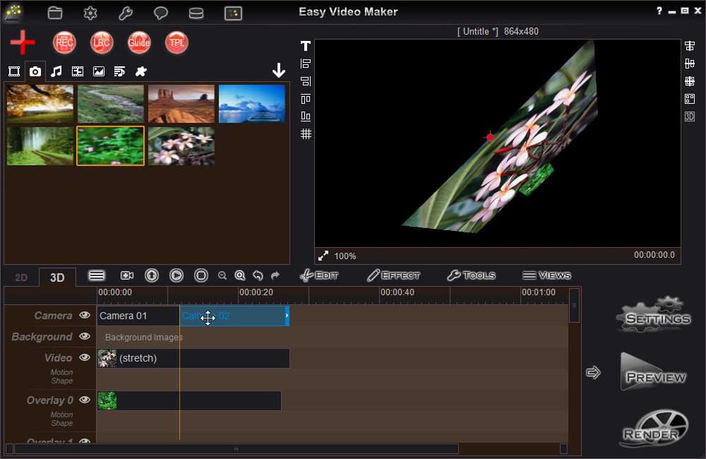 special 3d software for movie making